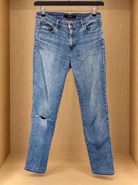J Brand Johnny Mid Rise Jeans – Heart Broken Wash